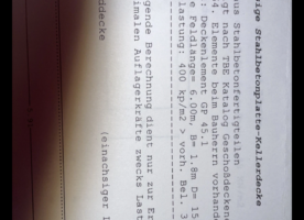Betondecke Fertigteil