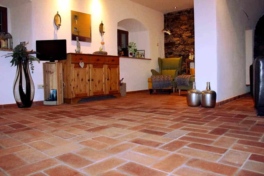 Glatte Bodenplatten Landhaus shabby chic