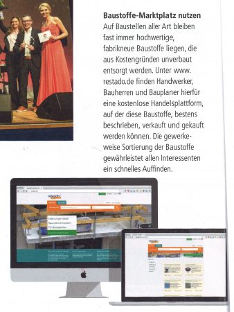 Baustoffe-Marktplatz nutzen Baustoffe-Marktplatz nutzen