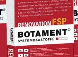 Feucht-Spezialputz zur Sanierung feuchter Wände