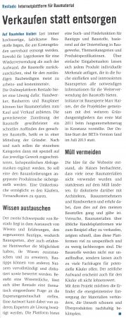 Verkaufen statt entsorgen Verkaufen statt entsorgen