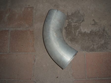 Zink- Dachrinnen- Fallrohr Winkelstück, Durchm.10cm, Winkel 72° Zink- Dachrinnen- Fallrohr Winkelstück, Durchm.10cm, Winkel 72°