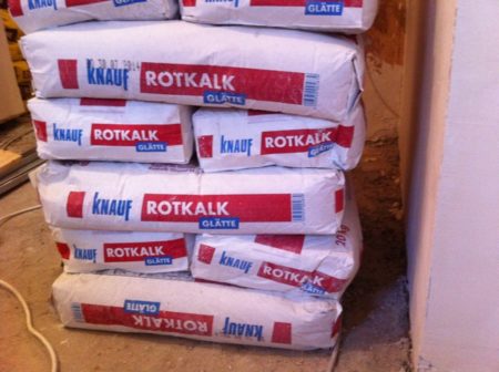 Innenputz Wandputz WandKnauf Rotkalk Glätte 20kg Innenputz Wandputz WandKnauf Rotkalk Glätte 20kg