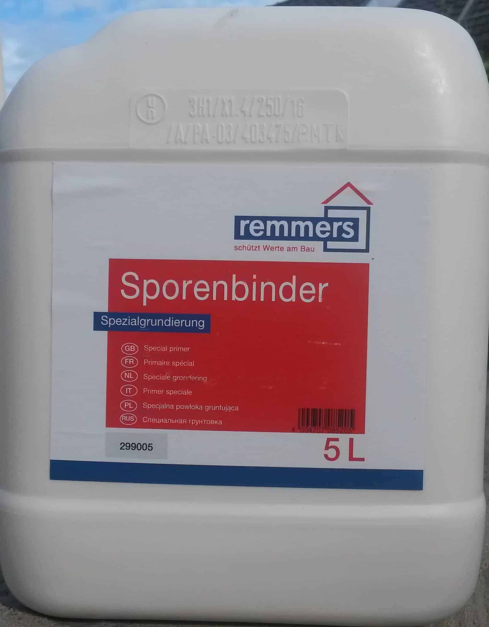 Remmers Sporenbinder 5l-Kanister