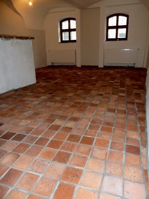 Glatte Bodenplatten Landhaus shabby chic