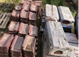 Jacobi Großformatziegel glasiert in Rot