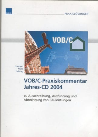 VOB/C Praxiskommentar 2004 VOB/C Praxiskommentar 2004