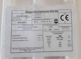 Karl Bachl Decken-Dämmelemente EPS 035 1000 x 500 x 100 mm N+F, Fase
