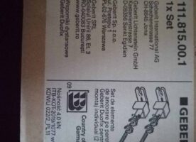 Geberit Duofix Set Wandanker für Einzelmontage