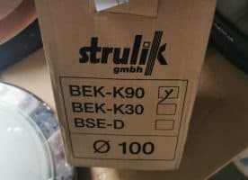 Strulik BEK-K90 100 Brandschutzklappe brandschutz Lüftung