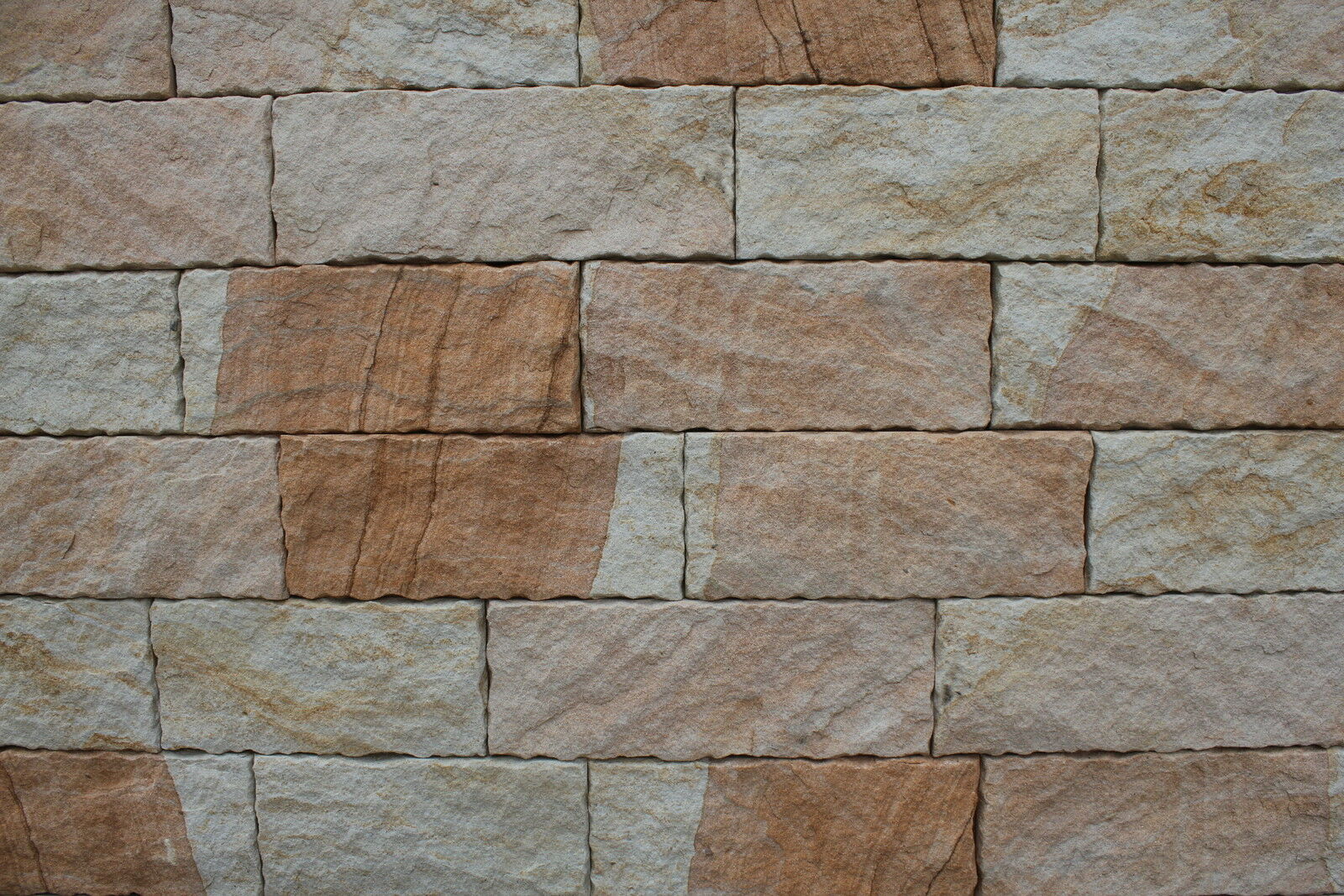 Naturstein-Trockenmauersteine, Schichtmauerwerk