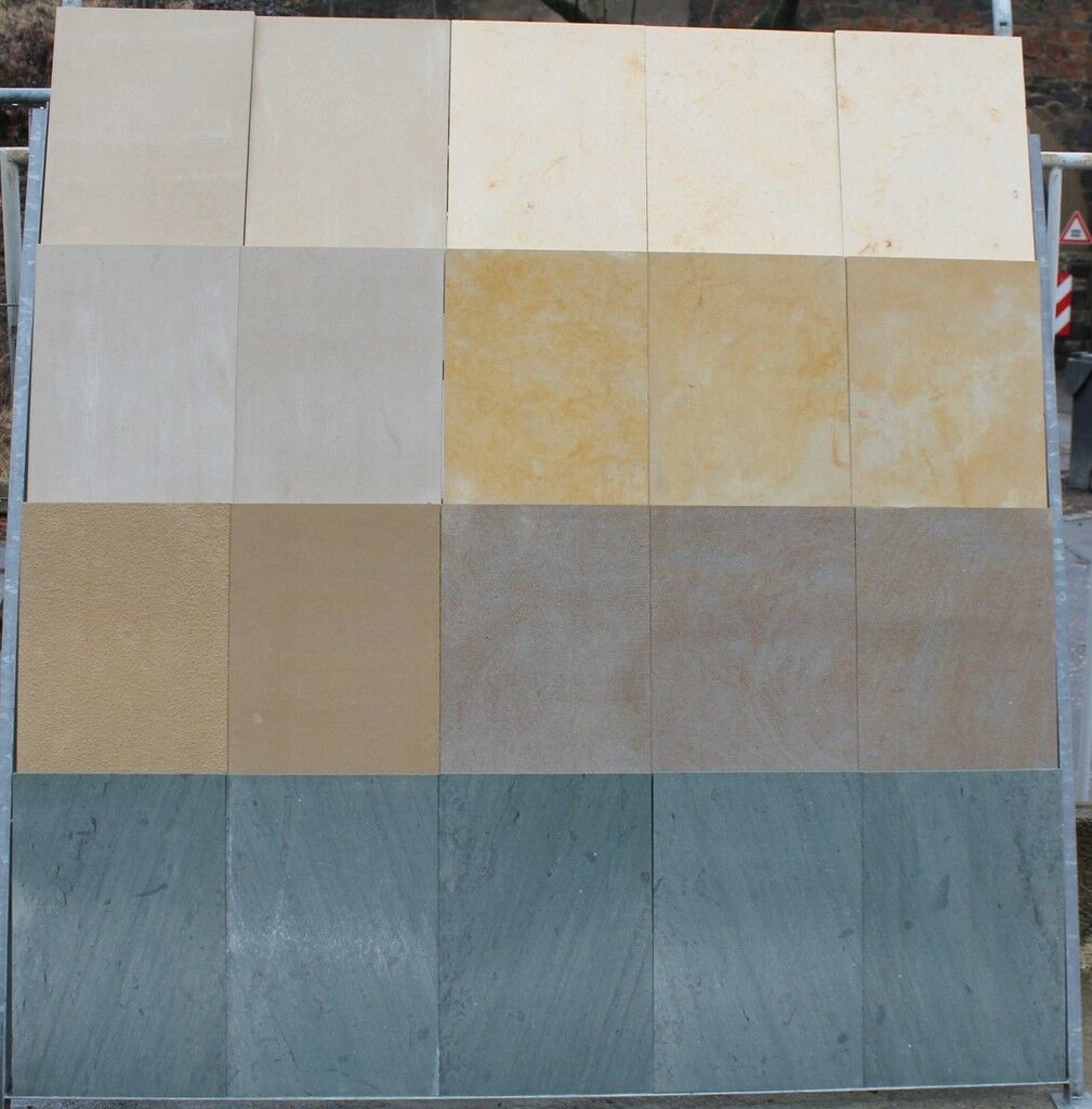 Sandsteinplatten, Mauersteine 16m²