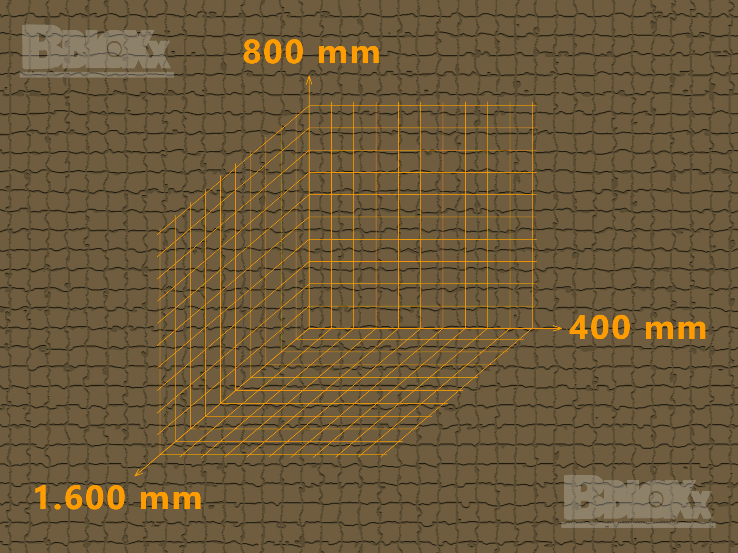 Betonblock, Lego-Betonstein, (LxBxH): 1.600 x 400 x 800 mm mit Verzahnung, Böschungsmauer, Trennwand