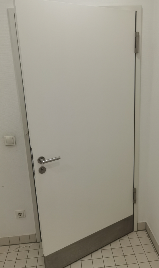 Badtür weiß DIN R, Türen (ausgebaut)