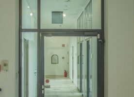 Promat Schallschutztürmodul, Tür mit Zarge, Stahl/Glas (inkl. Ausbau)