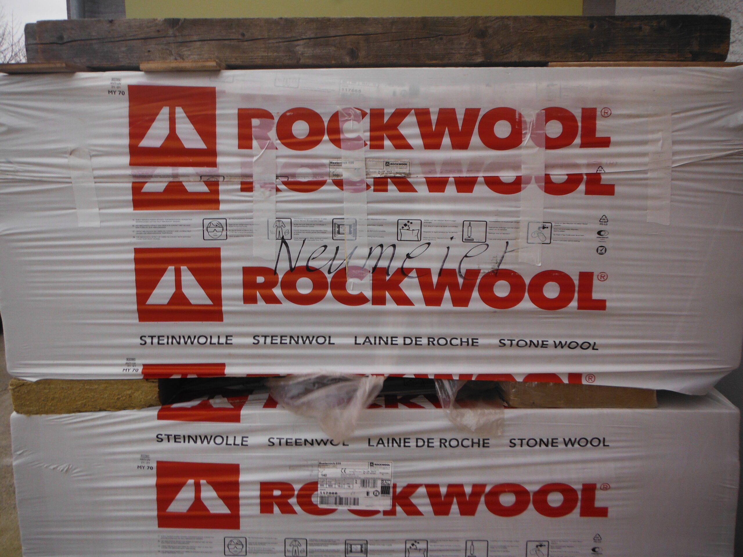 Dämmung Rockwool Masterrock 035 Großformat
