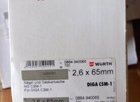 Würth Nägel und Gaskartusche