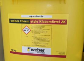 Kleber - Weber.therm style Klebemörtel 2K (Saint Gobain)