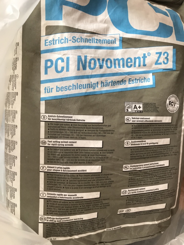 Schnellzement PCI Novoment Z3