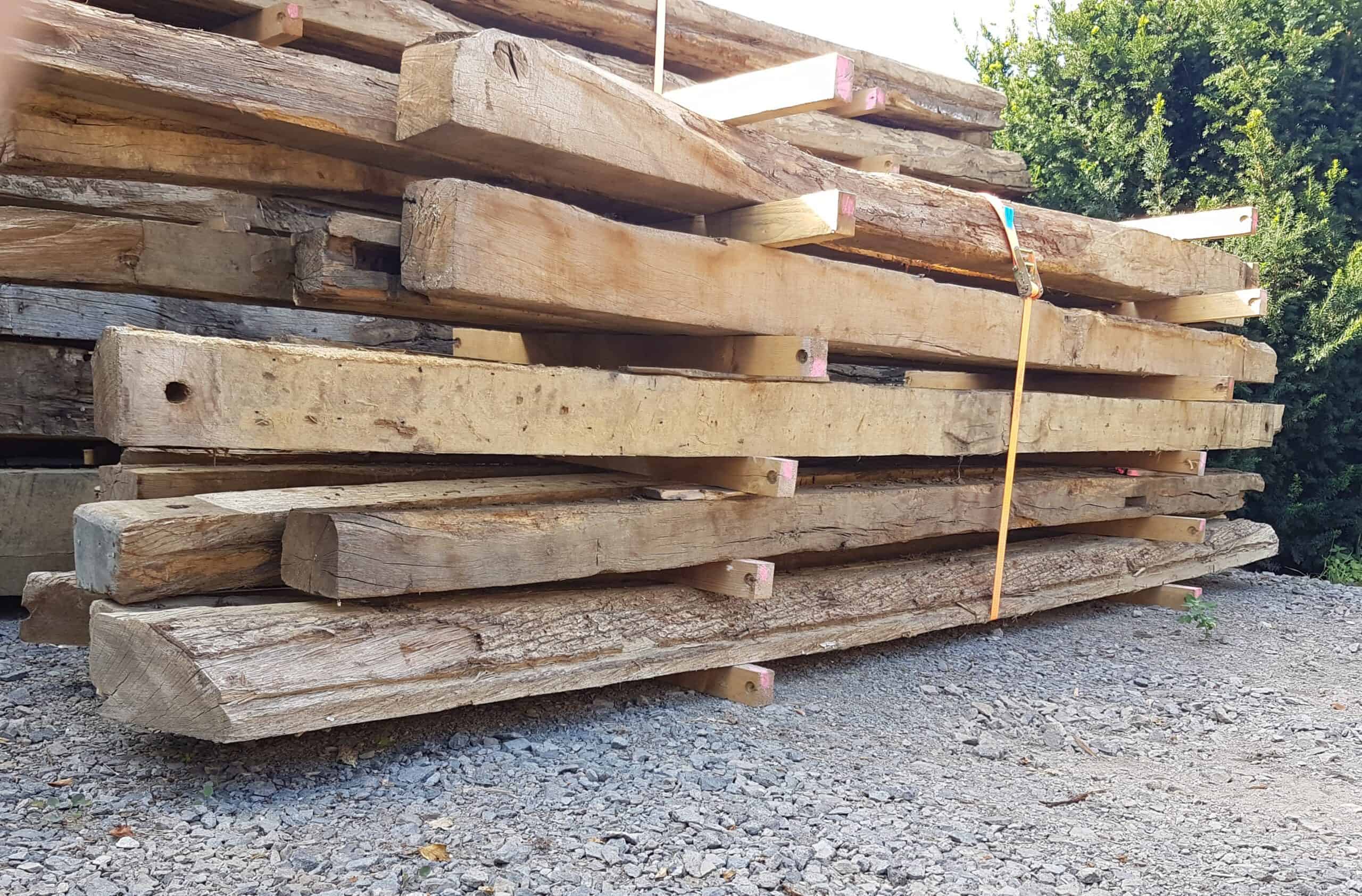 Eichenbalken Eichebalken Fachwerkbalken Altholz alte balken