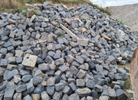 Basaltsteine 10/10 und 10/15 gemischt