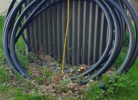 PE Rohr für Wasser oder Kabel