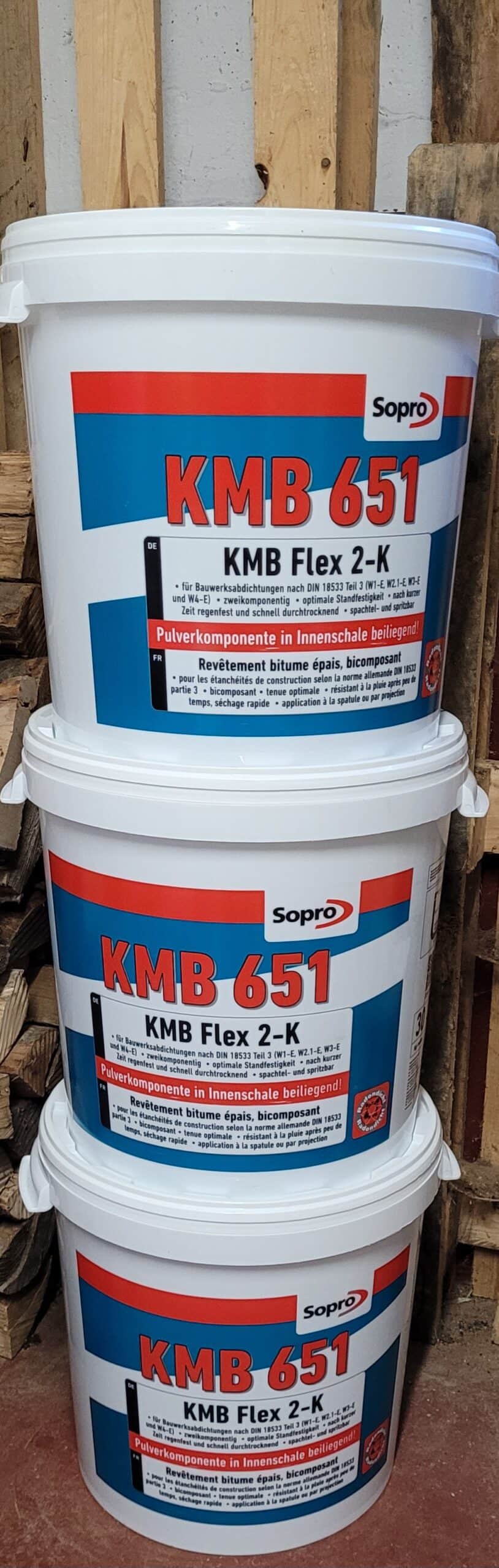 Sopro KMB Flex 2-K 651 Bitumen-Dickbeschichtung