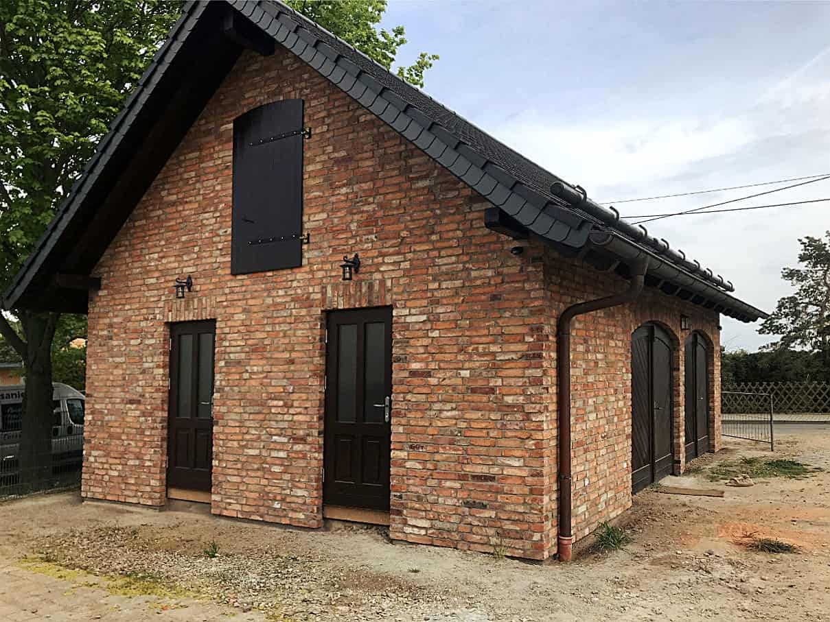 Rohbau Massivhaus Tiny house komplett antik Klinker Ziegel Rückbau Backsteine regional nachhaltig
