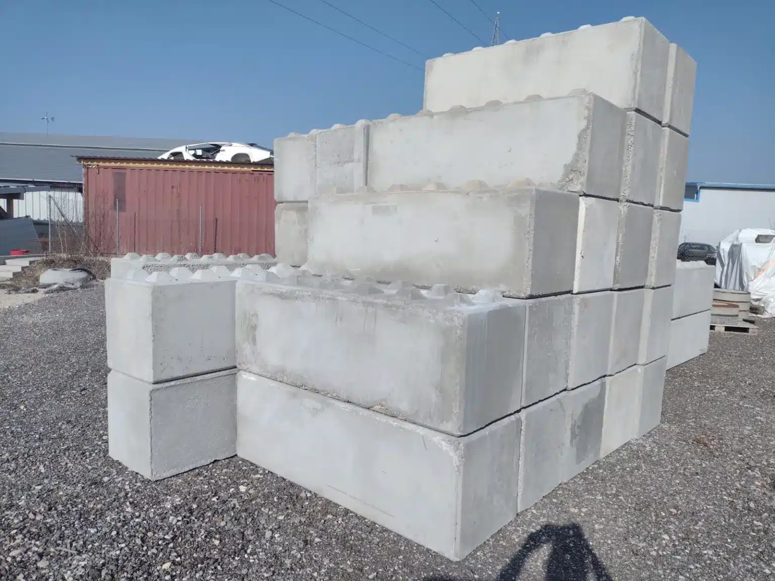 Betonblock, Legosteine