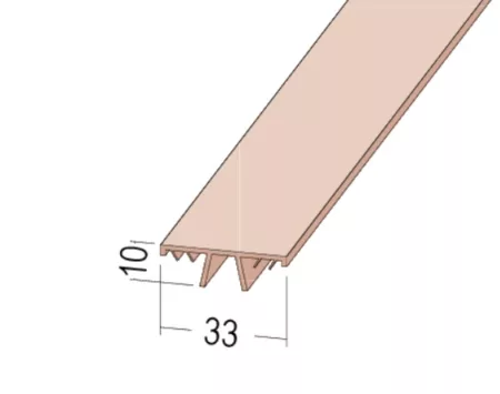 Protektor Deckleiste PVC; 3000 x 33 x 12 mm