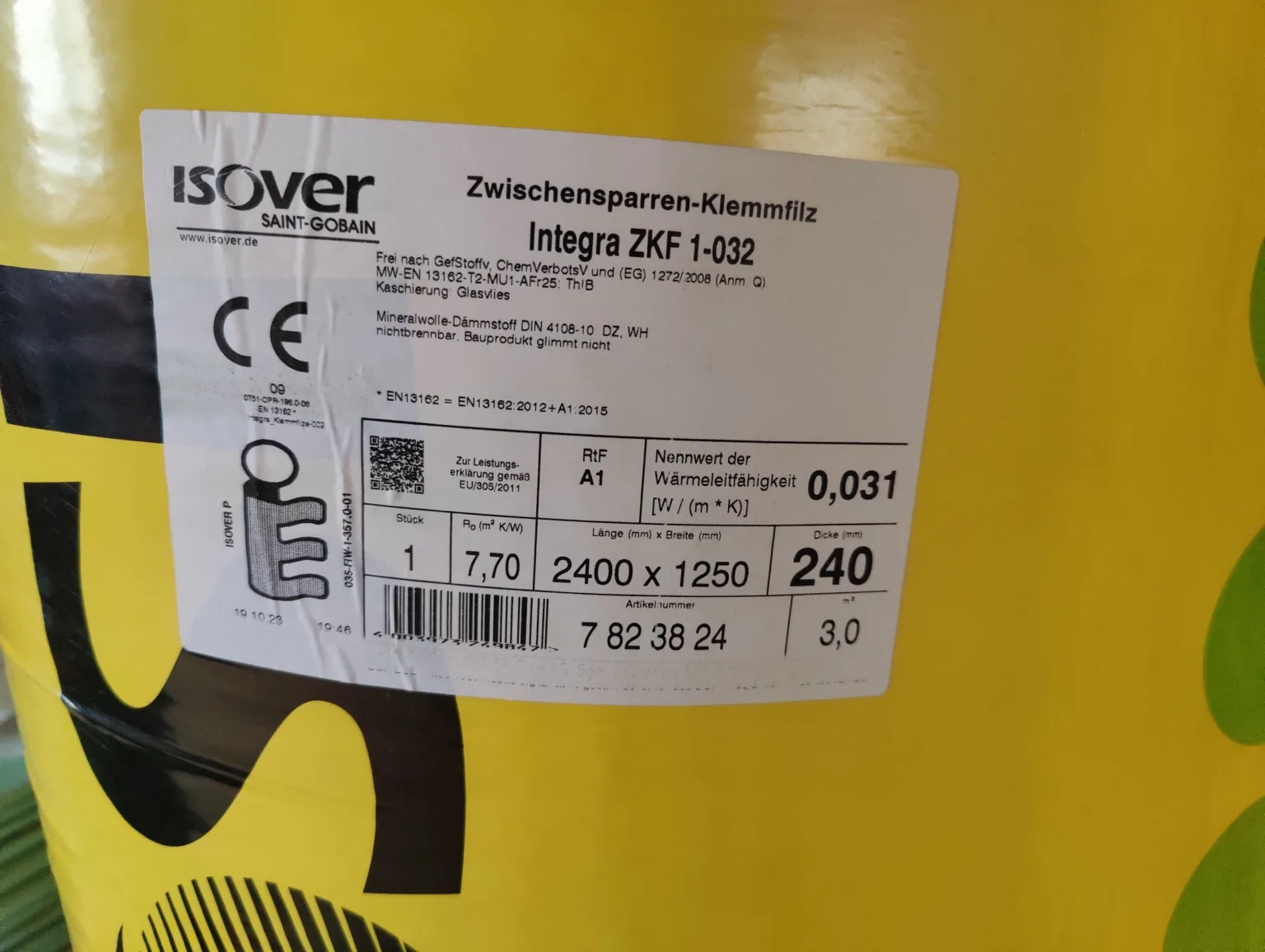 ISOVER INTEGRA 240MM 032 6 Rollen