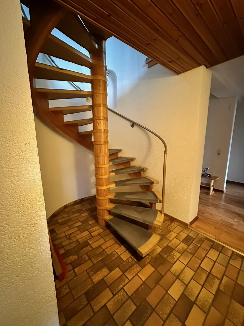 Wendeltreppe aus Holz