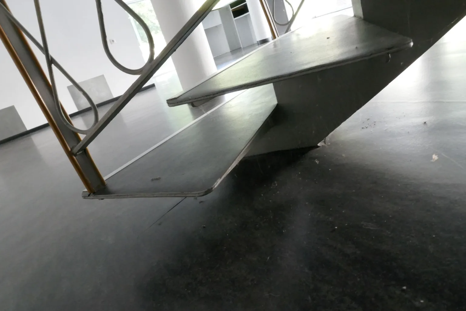 Wendeltreppen in einem Ladengeschäft aus dem Jahr 1957