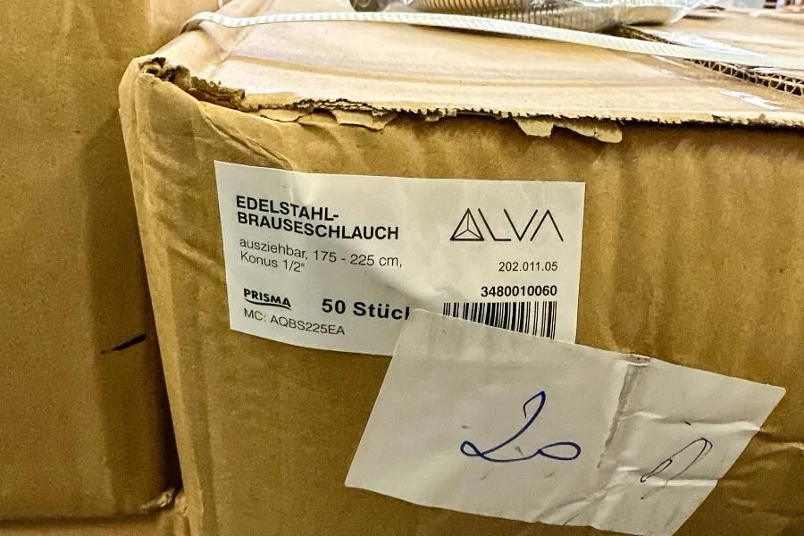 50 Edelstahl Brauseschläuche Alva Era
