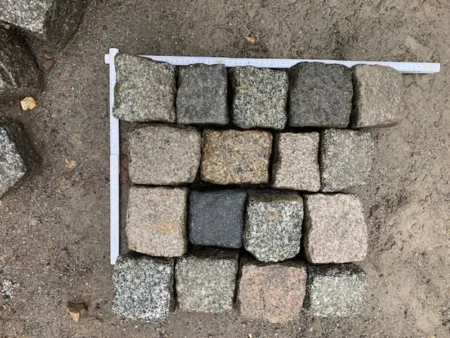 Granit Pflastersteine 8/11 Naturstein Kleinpflaster – gebraucht