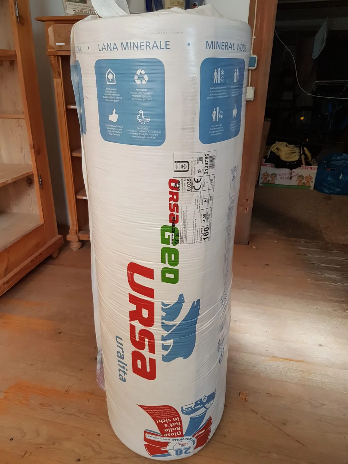 Klemmfilz URSA GEO Glaswolle SF35