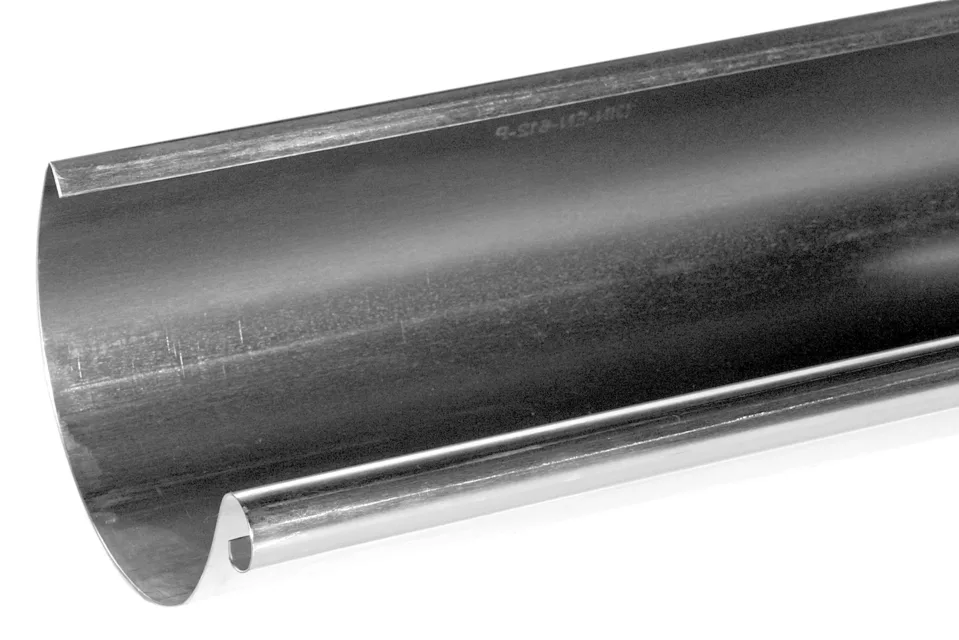 verzinkte Dachrinne 330mm 5m Länge inkl. Zubehöhr
