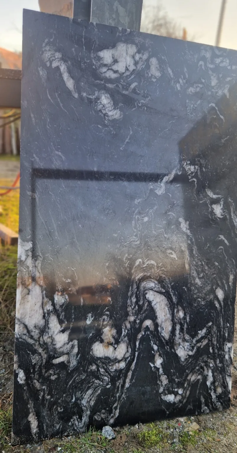 Black Cosmic Restplatte Tischplatte Ablage Naturstein