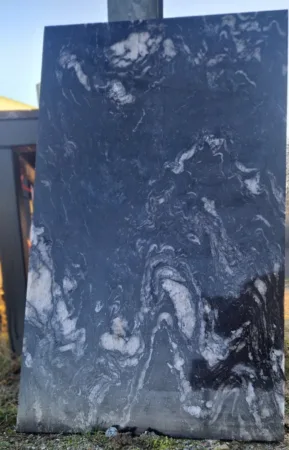 Black Cosmic Restplatte Tischplatte Ablage Naturstein