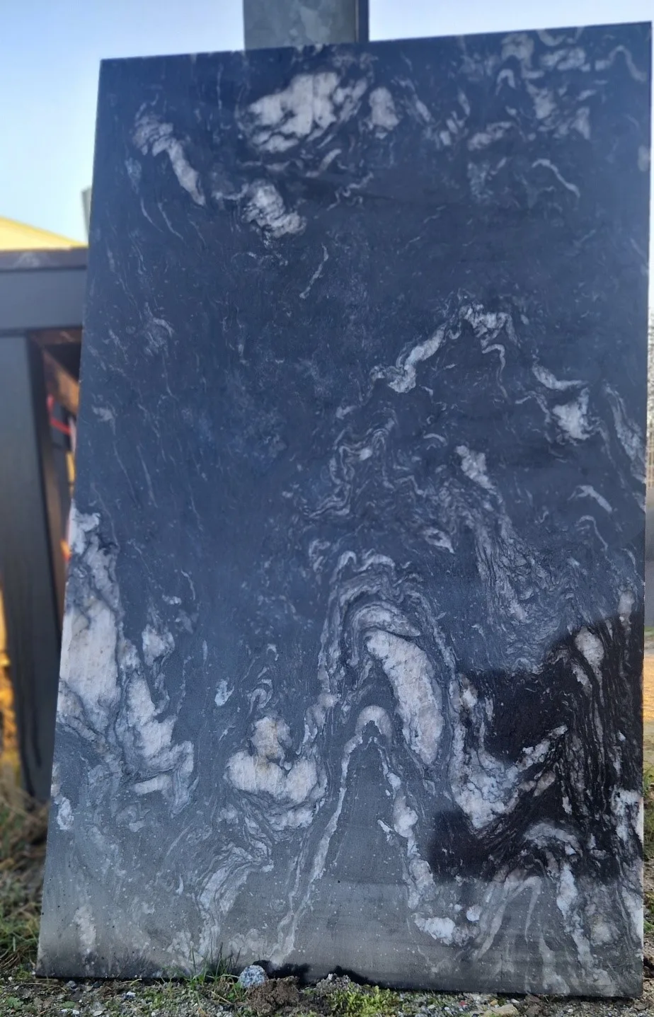 Black Cosmic Restplatte Tischplatte Ablage Naturstein