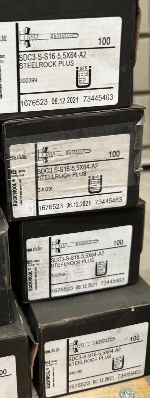 Rockwool SDC 3-S-S16-5,5×64-A2