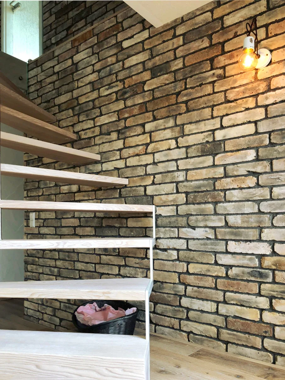 Mediterrane Wandgestaltung Verblender Riemchen Steinwand Optik Rückbau Mauer Klinker regional
