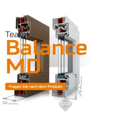 TEAM BALANCE MD / 3-fach Verglasung / Uw=0,82 W/m²K