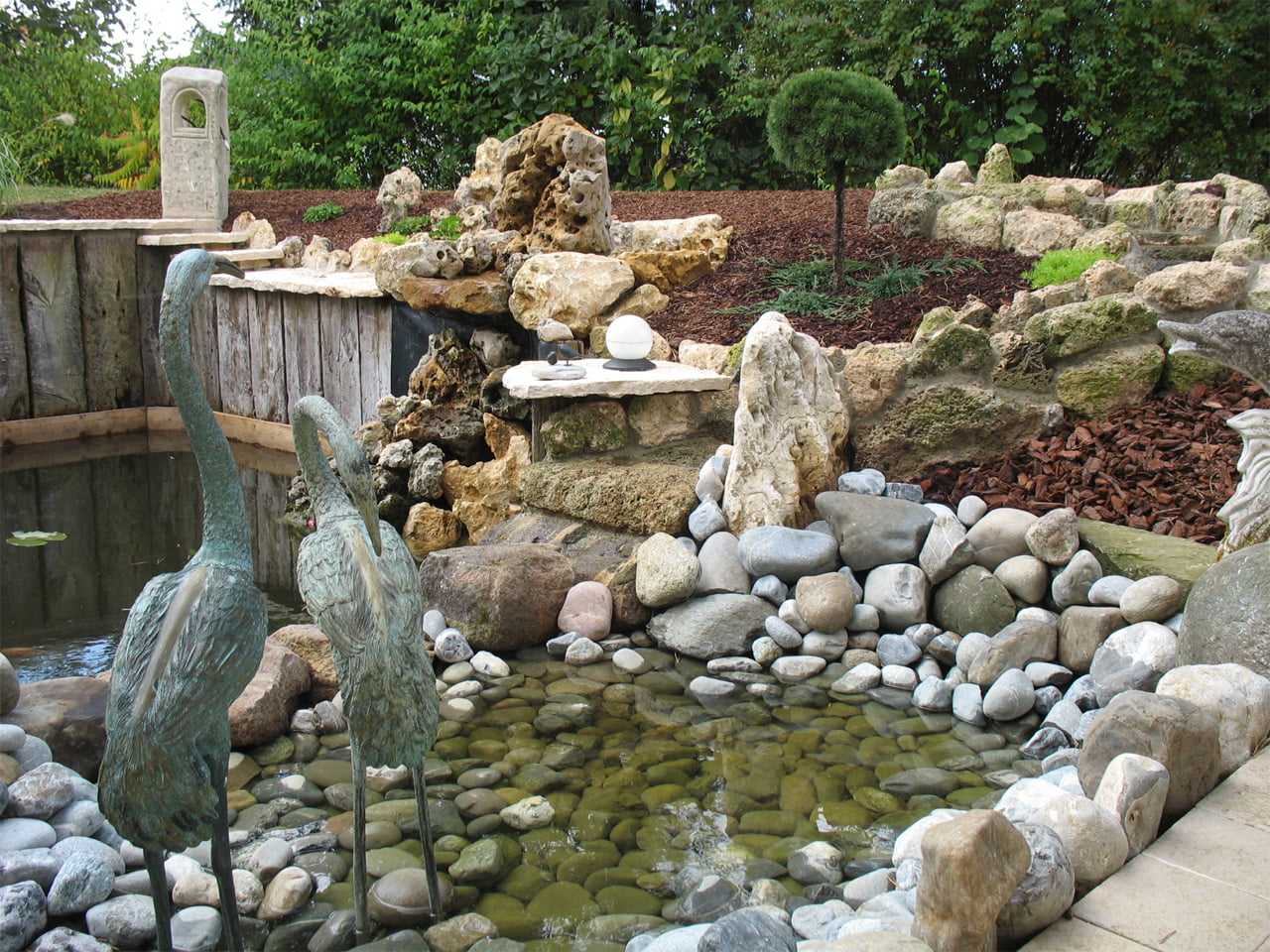 Granit Großkiesel, Zierstein mit einem Durchmesser von 30 – 200 cm, neu