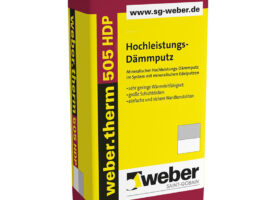 Hochleistungsdämmputz weber.therm St. Gobain