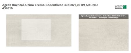 Agrob Buchtal Alcina Bodenfliese Wandfliese 30x60cm