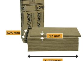 Isover Estrichdämmplatte Akustic EP3 Trittschalldämmung 12mm