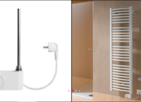 Heizkörper Kermi Basic gebogen 1770x64x524mm, 800W FKS rechts u. weiß