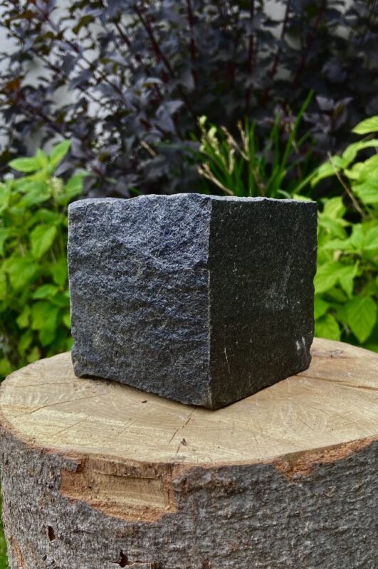 Schwarzer (swedischen) Granitpflasterstein, gesägte, 4/6 cm