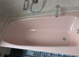 Badewanne 1974 rosa